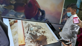 Фотография к новости: Атыраудан сармат жауынгерінің сүйегі табылды