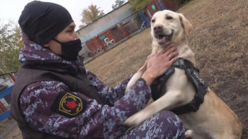 Фотография к новости: «Төрт аяқты» полицей зейнетке шықты