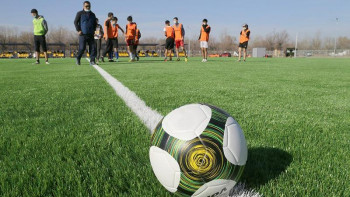 Фотография к новости: Қарағандыда ескі стадион күрделі жөндеуден өтті