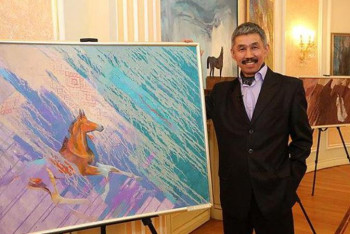 Фотография к новости: Жеңіс Кәкенұлы. «Он бірінші күнді еске алу» немесе суретшінің құпиясы