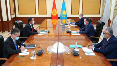 Мамин Қырғызстанның сыртқы істер министрін қабылдады