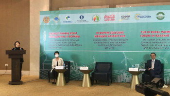 Фотография к новости: Ауыл әйелдерінің форумы: бизнес пен биліктегі әйелдер 