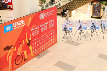 Фотография к новости: Елордада COVID-19-бен күрескен әйелдер туралы фотокөрме ашылды