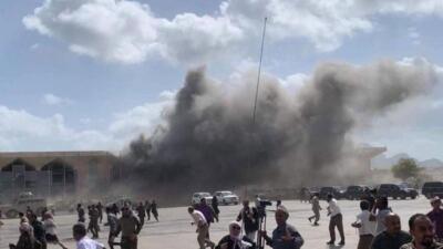 ﻿Йемен әуежайындағы жойқын жарылыстан 5 адам қаза болды
