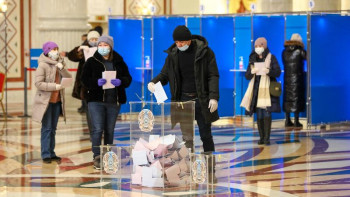 Фотография к новости: 14:00-дегі жағдай бойынша сайлаушылардың 43,9%-ы дауыс берді