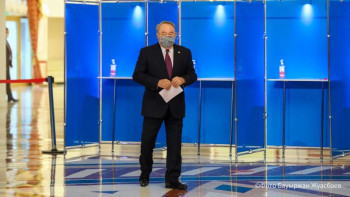 Фотография к новости: Сайлау-2021: Елбасы дауыс берді