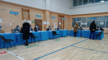 Фотография к новости: Елордалықтар сайлауға белсенді қатысып жатыр