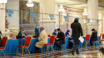 Фотография к новости: 18:00-дегі жағдай. Сайлаушылардың 58,2 пайызы дауыс берді