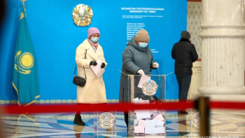 Фотография к новости: Қазақстан халқы белсенді дауыс беріп жатыр – ﻿Президент 