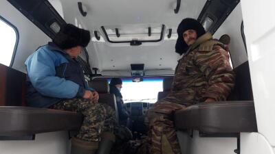 Ақмола облысының құтқарушылары 2 балықшыны эвакуациялады