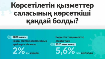 Фотография к новости: Көрсетілетін қызметтер саласының көрсеткіші қандай болды?