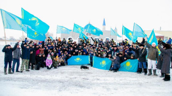 Фотография к новости: #Тәуелсіздік30. Адам атқа мініп, ту ұстағанда рухы биікке асқақтайды