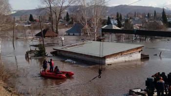 Фотография к новости: Су тасқыны. ТЖМ сақтық шараларын сақтауға шақырды