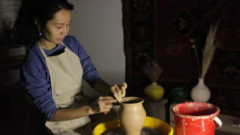 Фотография к новости: Биназир Сұлтан: Қайда жүрсем де, шеберханам өзіммен бірге жүреді