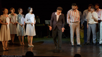 Фотография к новости: «Қазақ вальсінің королі». Жаңа театр Шәмшінің өмірі жайлы мюзикл ұсынды