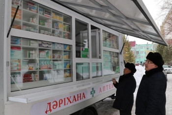 Фотография к новости: Енді шалғай ауылдарға жылжымалы дәріхана пункттері баратын болады 