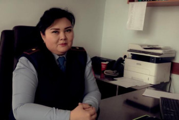 Фотография к новости: Аға анықтаушы: Полицей болу – өмірлік мектебім 