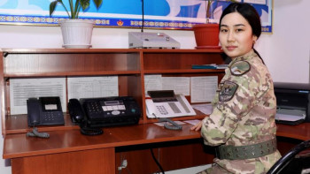 Фотография к новости: Ел тыныштығын күзеткен жауынгер арулар