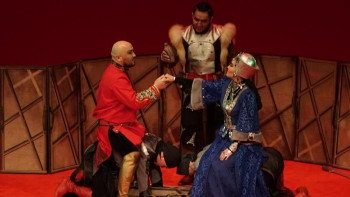 Фотография к новости: «Шыңғыс хан» – Көкше сахнасында