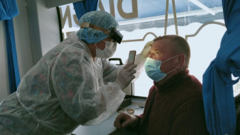 Фотография к новости: ШҚО-ның шалғай ауылдарын жылжымалы медициналық кешен аралауда