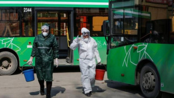 Фотография к новости: Вирусты қоғамдық көлікте жұқтыру қаупі 25%-ға дейін жетіп отыр