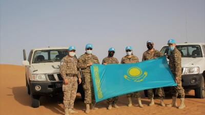 Қазақстандық әскери қызметшілердің жаңа құрамы Батыс Сахараға барды