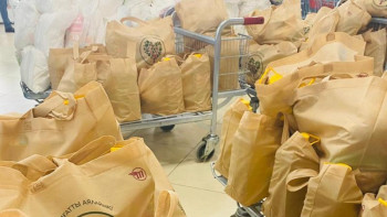 Фотография к новости: 4000 отбасыға азық-түлік себеті таратылды