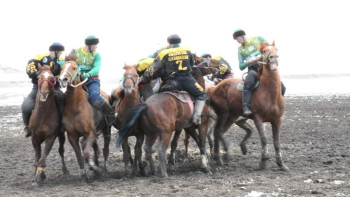 Фотография к новости: Ел чемпионаты. Қар үстіндегі көкпар 