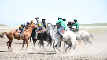 Фотография к новости: «Өнер көкпары». «Әулие ата» өз алаңында ұтылды