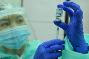 Фотография к новости: Екпе жүргізу жұмыстары әлі де жалғасып жатыр – Жамбыл облысының бас санитар дәрігері