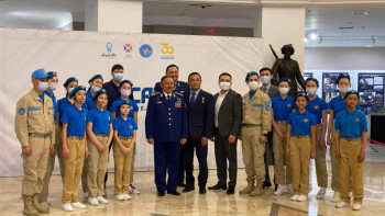 Фотография к новости: Талғат Мұсабаев пен Айдын Айымбетов жас сарбаздармен кездесті