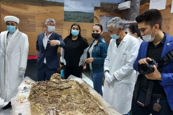 Фотография к новости: Атыраудан табылған темір сауытты жауынгер Каспий-Арал аймағын мекендеген көшпенді болуы мүмкін