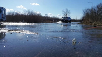 Фотография к новости: Халықаралық маңызы бар автожолды су басты 