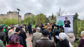 Фотография к новости: Елордада Мұсағали Дуамбеков атындағы аллея ашылды