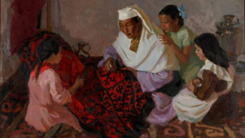 Фотография к новости: Алматыда «мерей жастағы суретшілердің» көрмесі ашылды