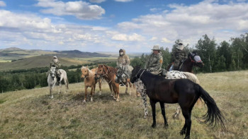 Фотография к новости: Нұр-Сұлтаннан Жидебайға дейін. Салт аттылар Бұйратауда еру болды