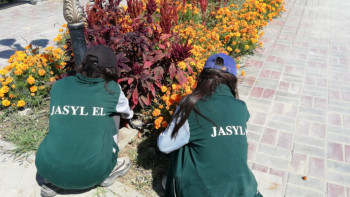Фотография к новости: Павлодар облысында екі мыңнан астам «Жасыл ел» сарбазы жұмысқа кірісті