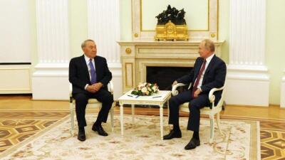 Назарбаев пен Путиннің кездесуі өтіп жатыр 