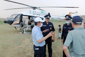 Фотография к новости: Ұлытау ауданындағы өрт. Жағдай тұрақталды