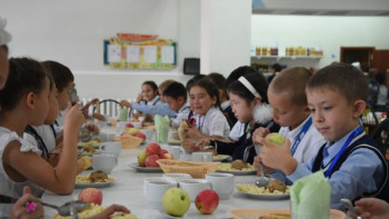 Фотография к новости: Оқушылардың мектептегі ас мәзірінде бал мен сүт болуы тиіс – Жамалов