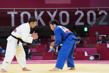 Фотография к новости: Жүлде алып, ел абыройын көтеру мен үшін мәртебе – Елдос Сметов