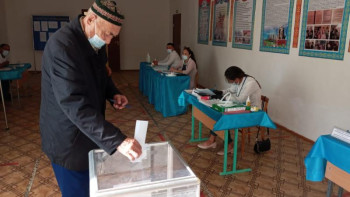 Фотография к новости: Сайлау-2021. Жангелдин ауданында сайлау өтіп жатыр