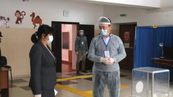 Фотография к новости: Әкімдер сайлауы: Ақтөбе облысында санитарлық талаптар сақталған