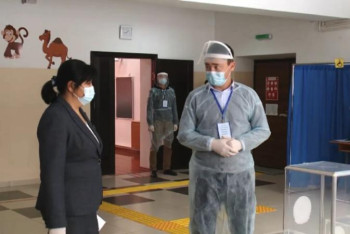 Фотография к новости: Әкімдер сайлауы: Ақтөбе облысында санитарлық талаптар сақталған