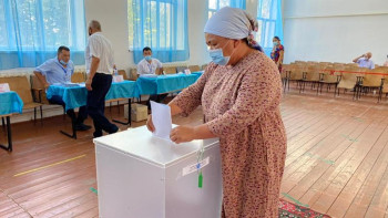 Фотография к новости: Жібек жолы сайлау учаскесінде 306 адам дауыс берді 