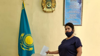 Фотография к новости: Қарағанды облысының Ынтымақ ауылында сайлаушылардың 62%-ы дауыс беріп үлгерді