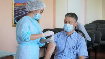 Фотография к новости: Таразда екпе салатын жылжымалы топ жұмыс істейді