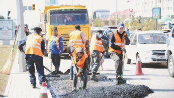 Фотография к новости: Алматыдағы «Думан» шағын ауданындағы жолдың құрылысы биыл аяқталады