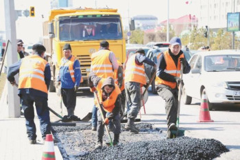 Фотография к новости: Алматыдағы «Думан» шағын ауданындағы жолдың құрылысы биыл аяқталады