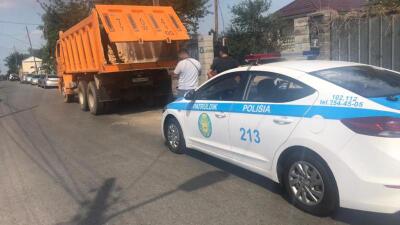 Алматы полициясы лас жүк көлік жүргізушілерін жазалауда